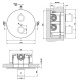 Photo Shower mixer Gessi Goccia 33842#147