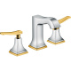 Photo hansgrohe Metropol Classic 31330090 chrome/gold sink mixer