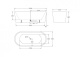 Photo Acrylic bath BelBagno 180x80 BB71-1800-W0 without overflow
