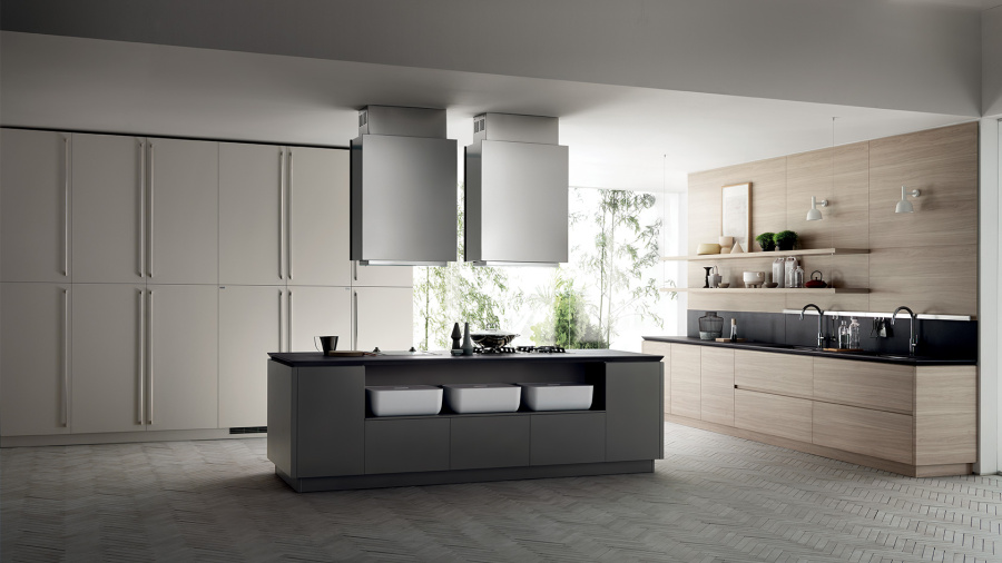 Photo Kitchen Scavolini Qi angular 420 by 270 cm