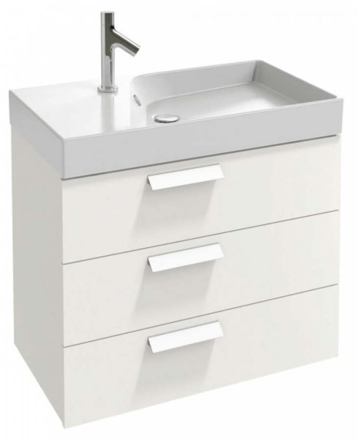 Photo Bathroom under the sink 80 cm Jacob Delafon Rythmik EB1308-N18 white shiny