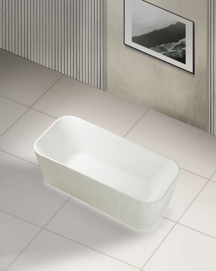 Photo Abber Stein 170x75 AS9663 white matte bath