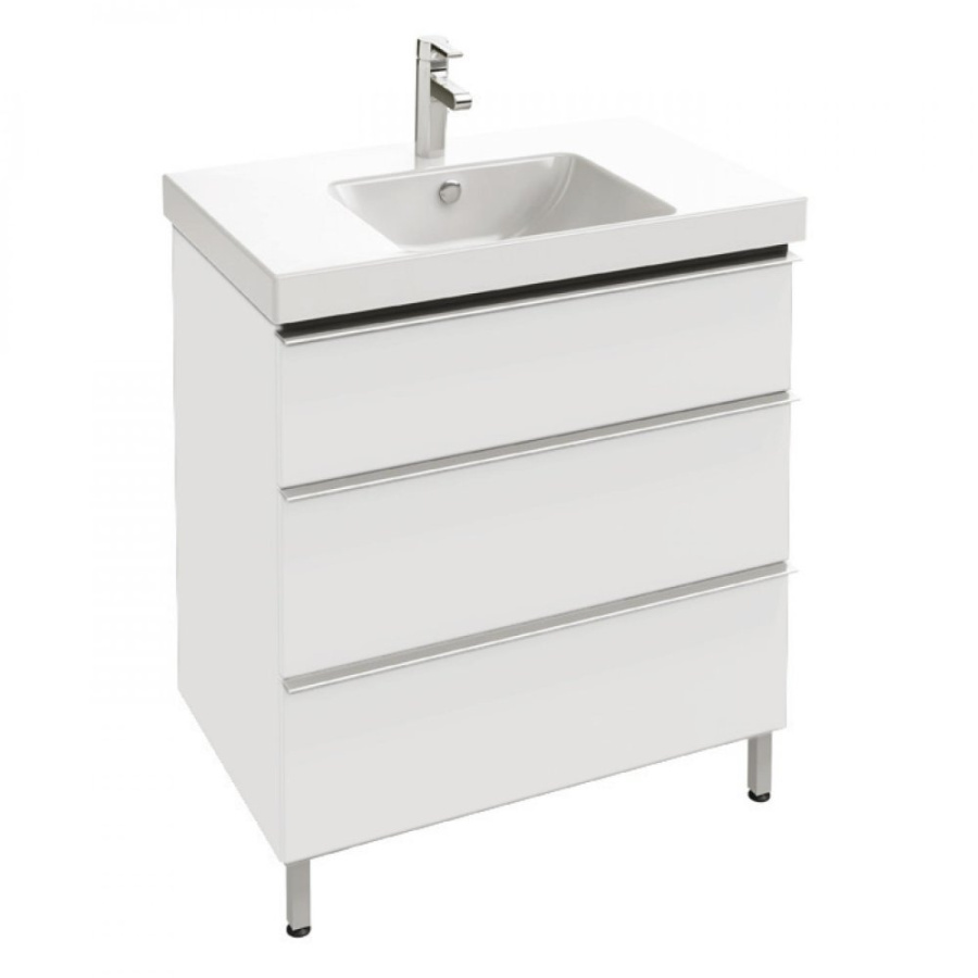 Photo Tumb under the sink 75 cm Jacob Delafon Odeon Up EB993-N18 white shiny