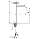 Photo Axor One sink mixer 48002340 grinded black chrome