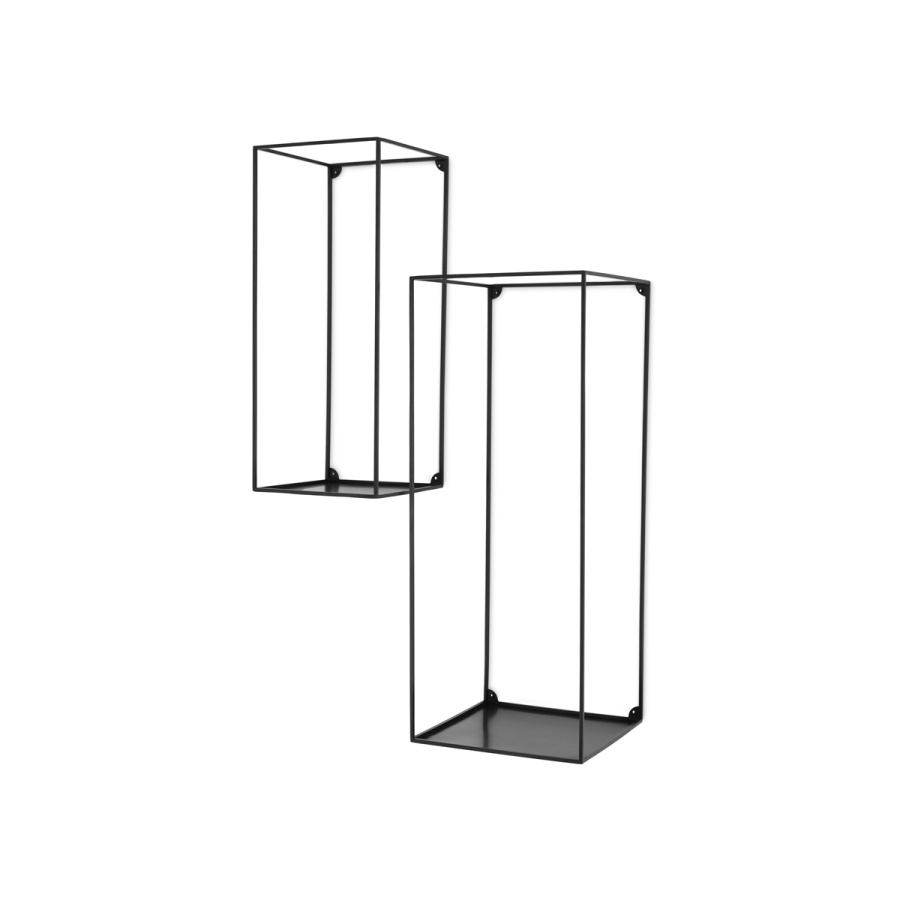 Photo Set of two Deco wall shelves