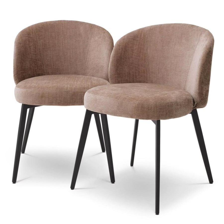 Photo A set of two Lloyd dining chairs (pink)