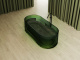 Photo Transparent bath Abber Kristall 170 AT9708Emerald green