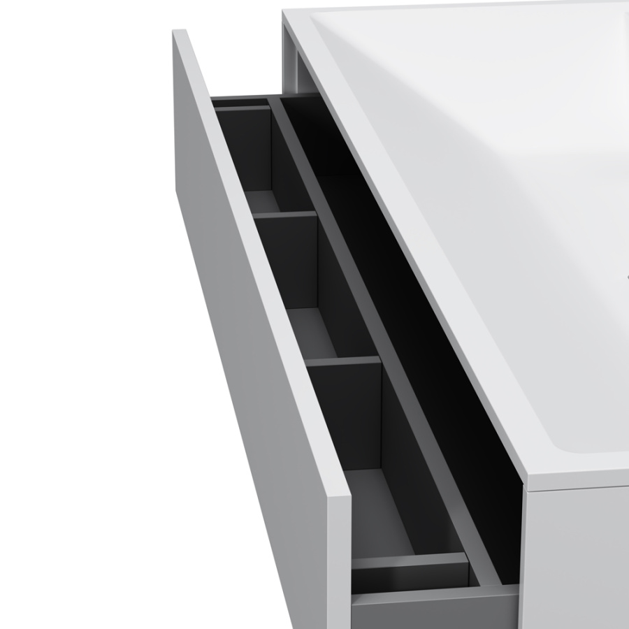 Photo The cabinet under the sink AM.PM Inspire V2.0 M50AFHX1203WM 120 cm white matte