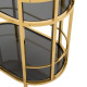 Photo Townhouse Serving Table (Golden Trim)
