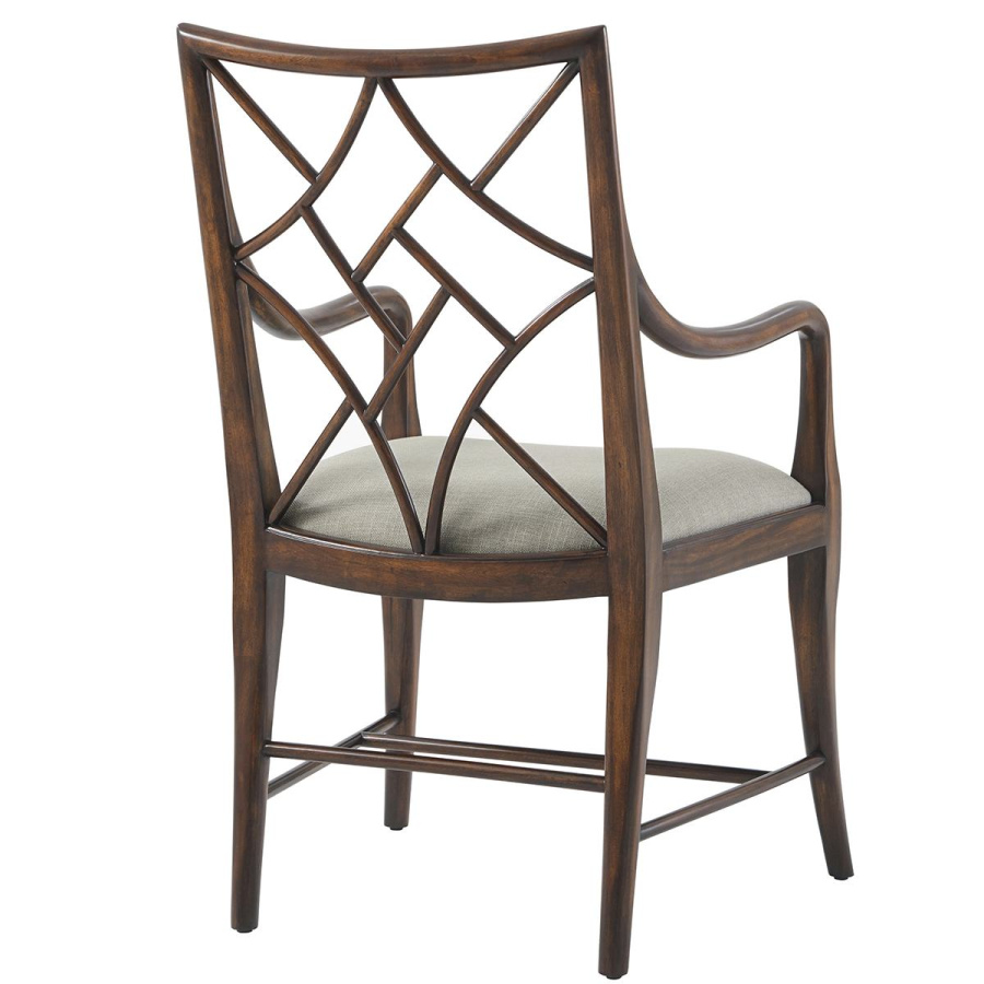 Photo Delicate Trellis chair (with armrests)