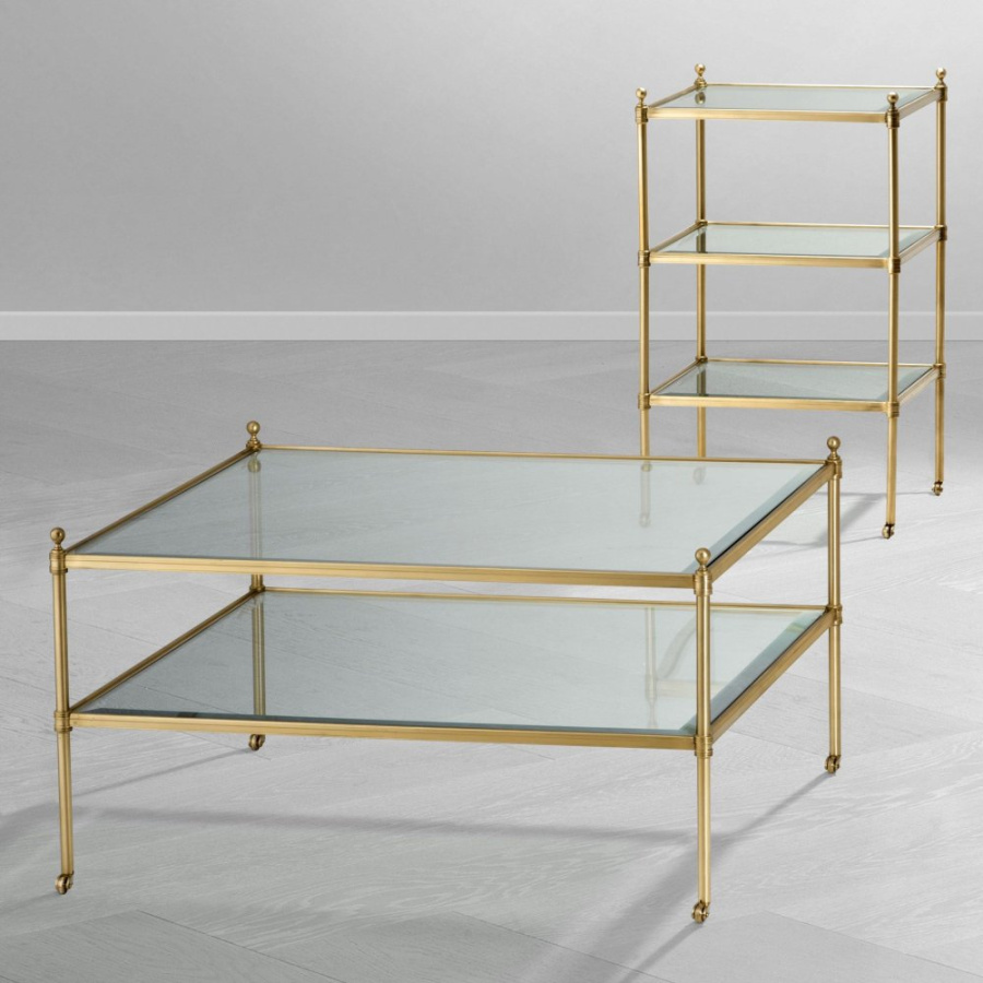 Photo Aubrey coffee table (aged brass)