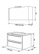 Photo AM.PM Awe M15MCX1001GH mirror cabinet royal gloss