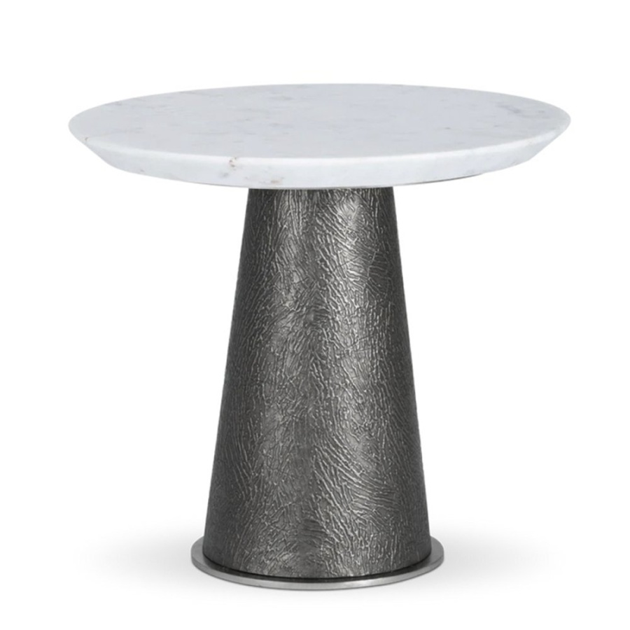 Photo Zain Low side table (polished silver)