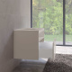 Photo Cube under the sink Keuco Stageline 80 32865180100 with backlit right cashmere