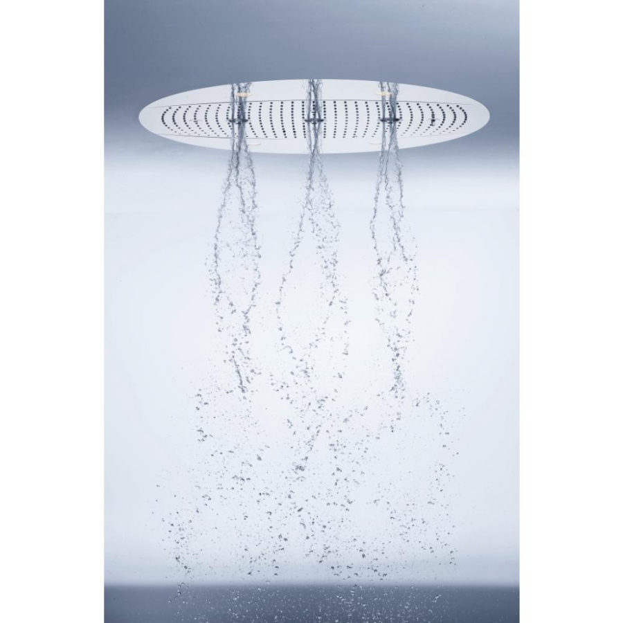 Photo Overhead shower hansgrohe Rainmaker Air 3jet 600 26117000 with illumination, chrome