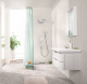 Photo Overhead shower hansgrohe Rainmaker Select 580 3jet 24011400 white/chrome