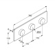 Photo Thermostat for shower bath Kludi Pushtronic 3830053-00 white matte