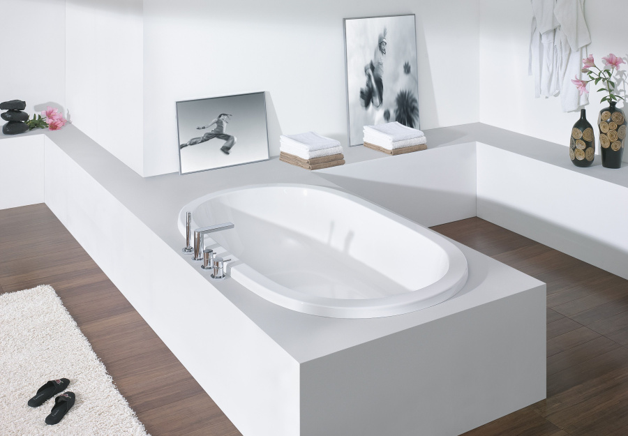 Photo Acrylic bath Hoesch Waikiki length 190 cm 6011.010
