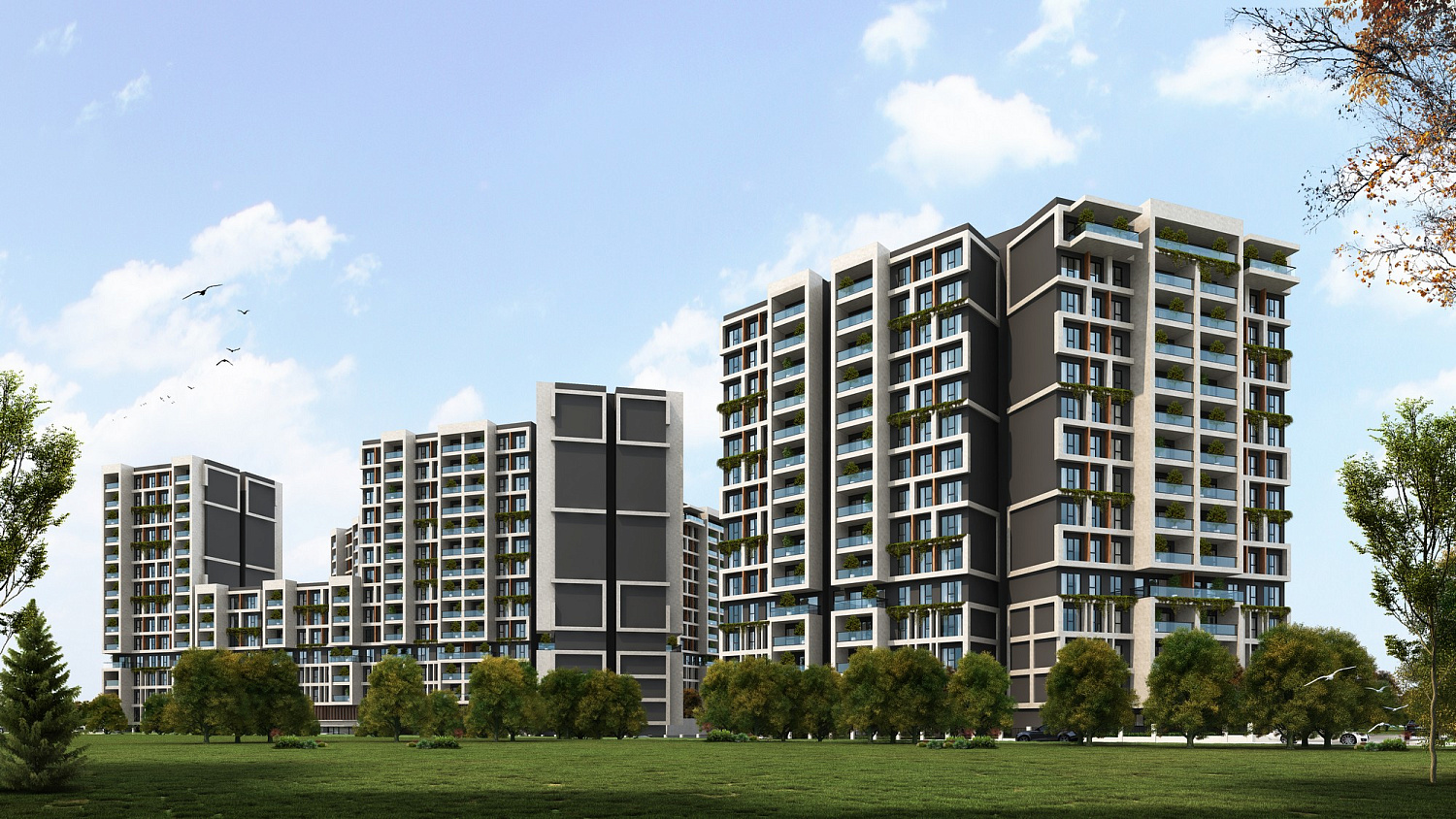 Residential complex with sea views and Princes Islands