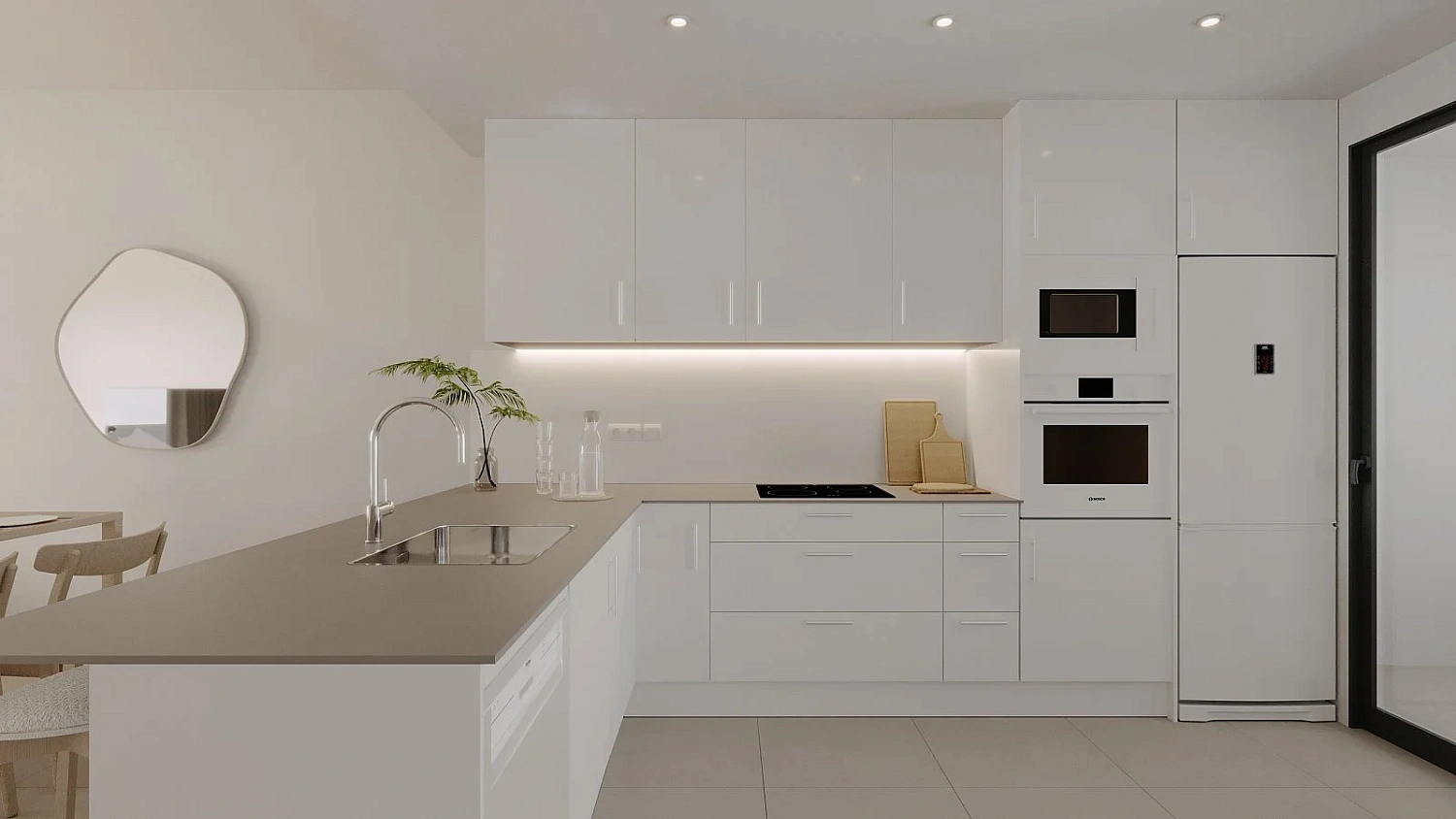 Apartment in a new building Elegant apartments in La Nucia, Alicante, overlooking the mountains and the sea
