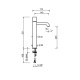 Photo Fantini Nostromo 50 P5 E906WF steel sink mixer