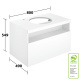 Photo Keuco Stageline sink cabinet 50 32864970100 illuminated