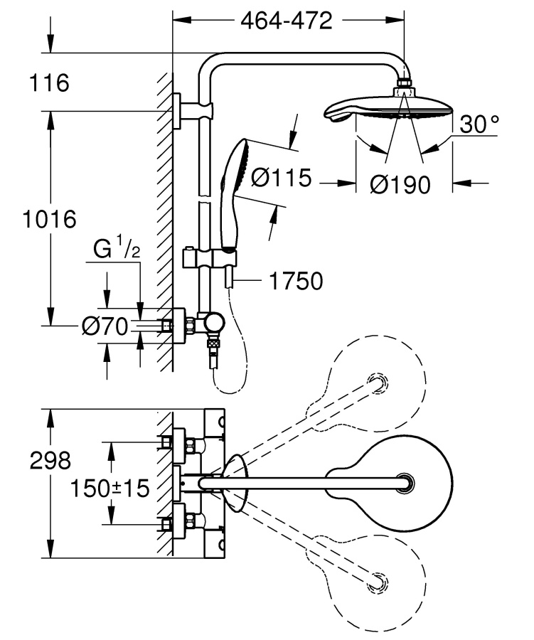 Photo Grohe Euphoria System 26186000