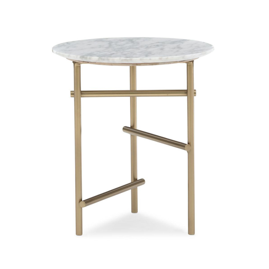 Photo Concentric L side table