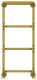 Photo Towel warmer water Sunerja Renaissance 1386 960x400 051-0281-9640 aged brass