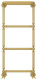 Photo Towel warmer water Sunerja Renaissance 1386 960x400 032-0281-9640 matte gold