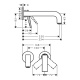 Photo Axor Citterio 39181340 sink mixer