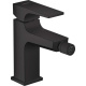 Photo Bidet mixer hansgrohe Metropol 32520670 with drain valve Push-Open, matte black
