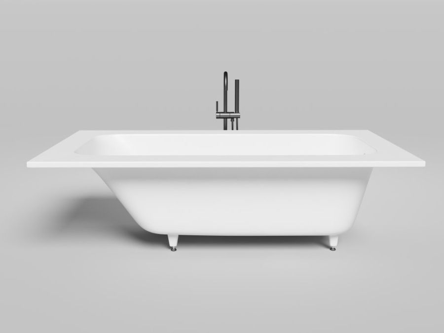 Photo Bath of artificial stone Salini Orlando 190x100 102014MF painting by RAL completely