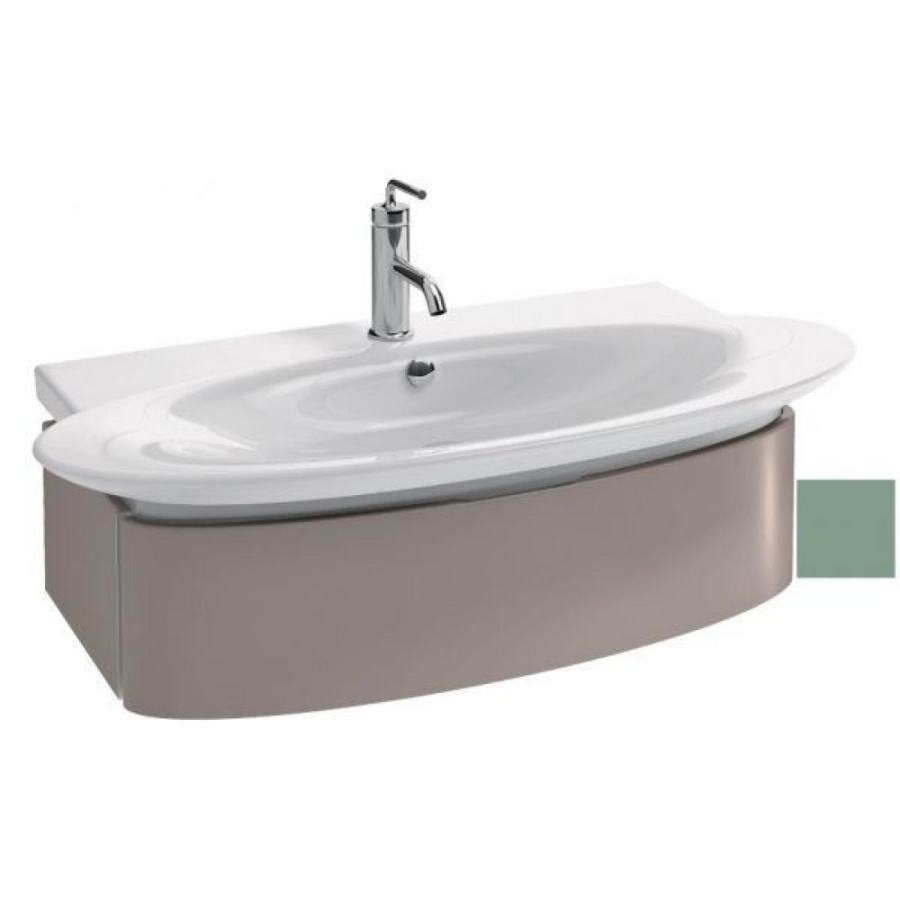 Photo The cabinet under the sink 85 cm Jacob Delafon Presquile EB1100-M47 matte olive
