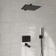 Photo WasserKRAFT Elbe A7458.219.162.302.240.217.220 Thermo with black matte thermostat