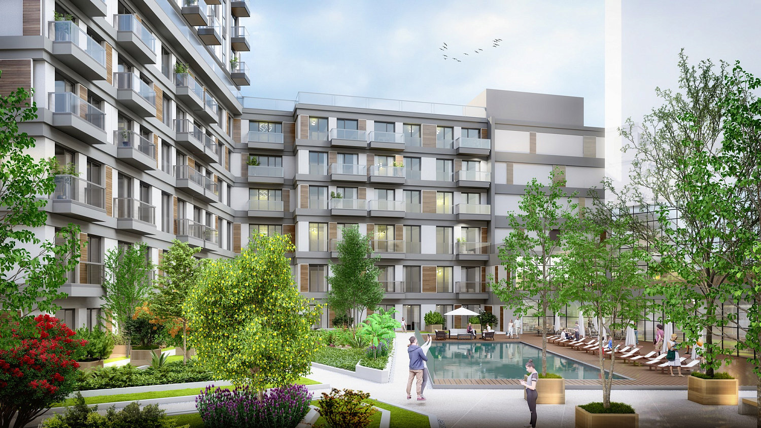 Beautiful apartments in the area of Beaumonti