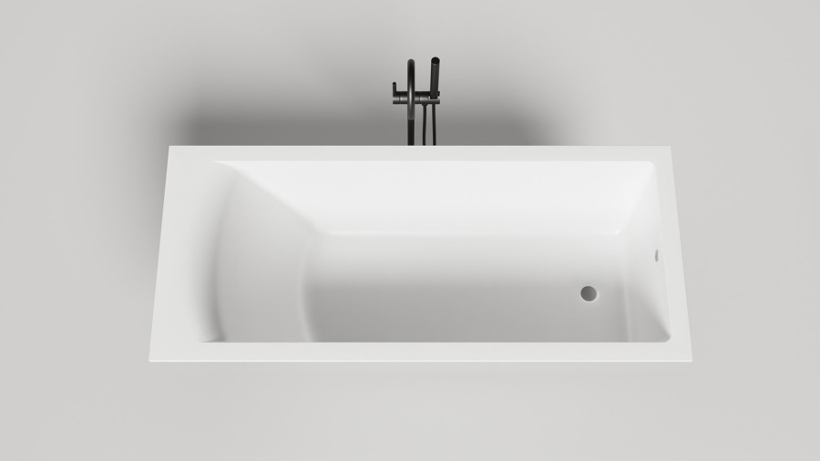 Photo Salini Cascata cast marble bath 170x70 104413G