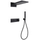 Photo Shower kit Abber Rund AF8752B matte black