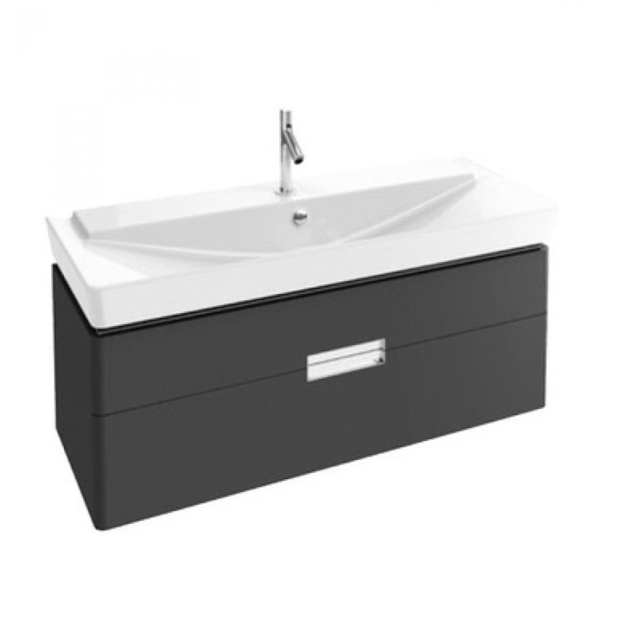Photo Bathroom under the sink 100 cm Jacob Delafon Reve EB1136-R-M61, soft black