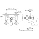 Photo Bath mixer Nicolazzi Dames Anglaises 1400GB18 gold