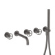 Photo Fantini Fontane Bianche 47 P5 P019B steel bath mixer