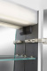 Photo Mirror cabinet with backlit AM.PM Sensation M30MCR0801WG right-handed, white gloss