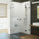 Photo Shower corner Ravak Brilliant BSRV4-100 1UVAAA00Z1 chrome + Transparent