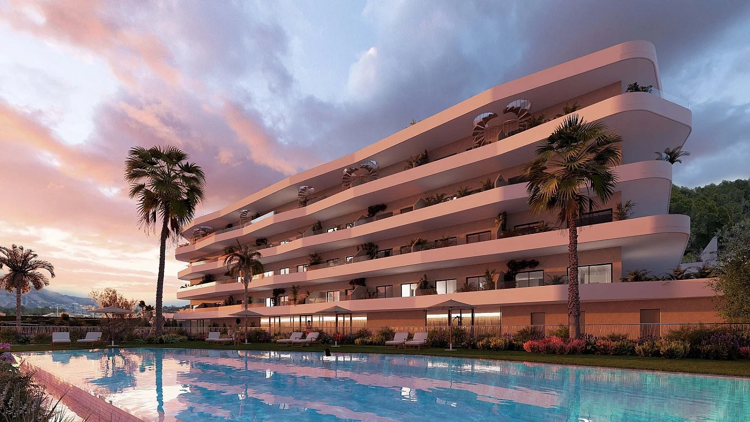 Apartment in a new building Elegant apartments in La Nucia, Alicante, overlooking the mountains and the sea