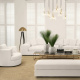 Photo Clarissa rotating chair (white)