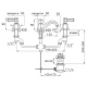 Photo Stella Eccelsa Leve sink mixer EL 00011 AU00 gold