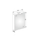 Photo Keuco Royal mirror cabinet 15 50 14401171101 silver anodized