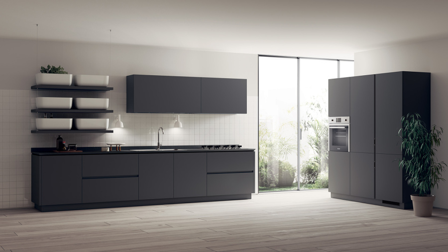 Photo Kitchen Scavolini Qi angular 420 by 270 cm