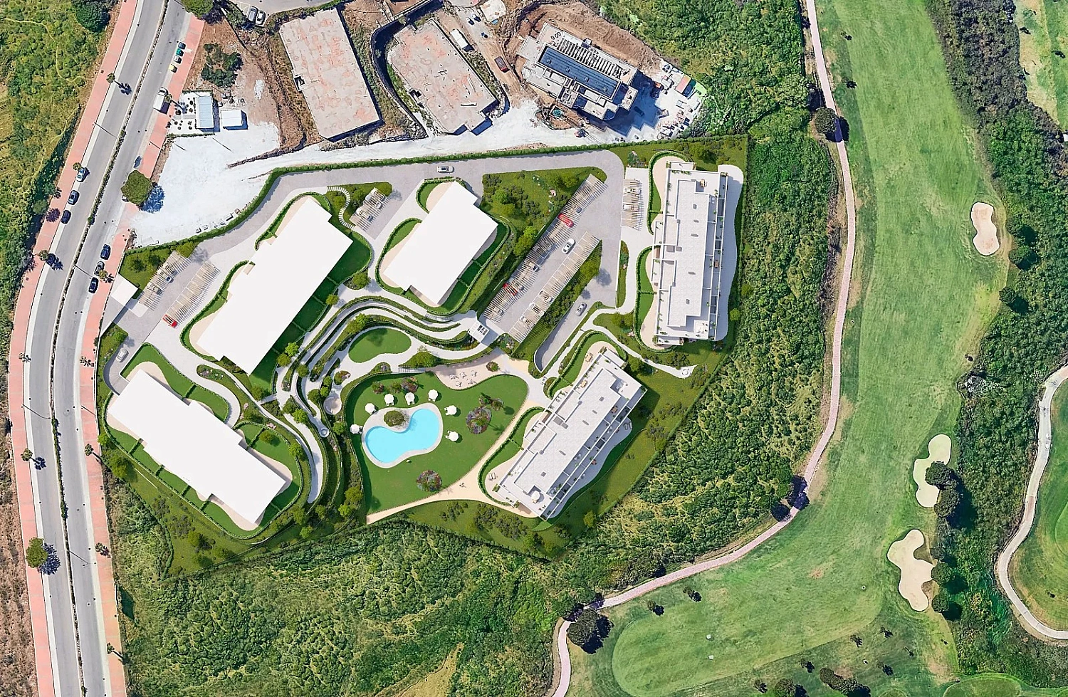 Apartment in new building Energy efficient houses overlooking the golf course in Mijas