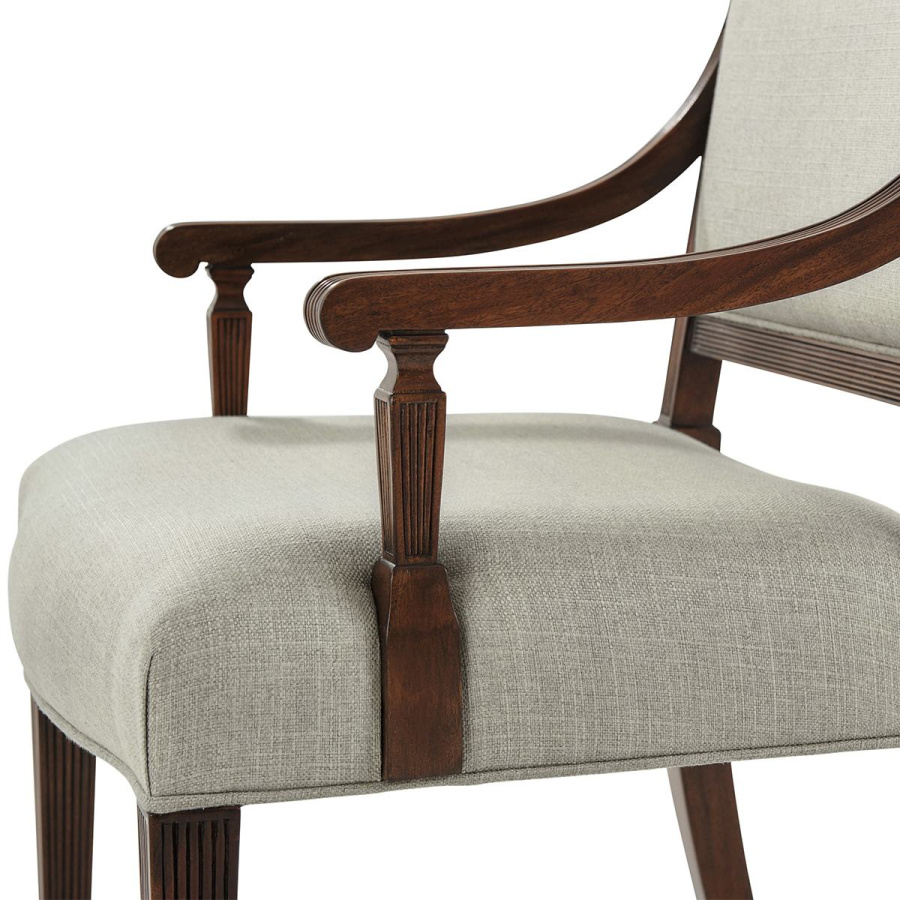 Photo Sheratons Satinwood Chair (with armrests)